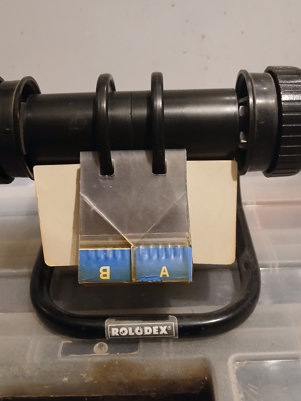 Vintage Rolodex Rotary Card File Desk Organizer | Classic Office Address Holder